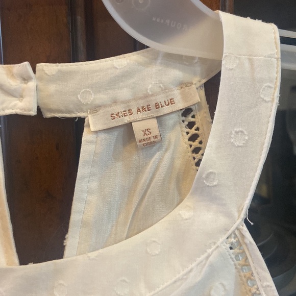 White Dressy Tank Top - Picture 3 of 6